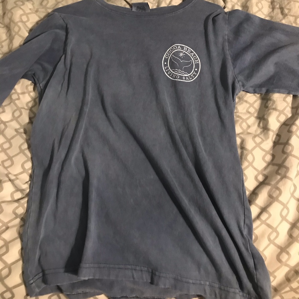 cocoa beach graphic long sleeve tee